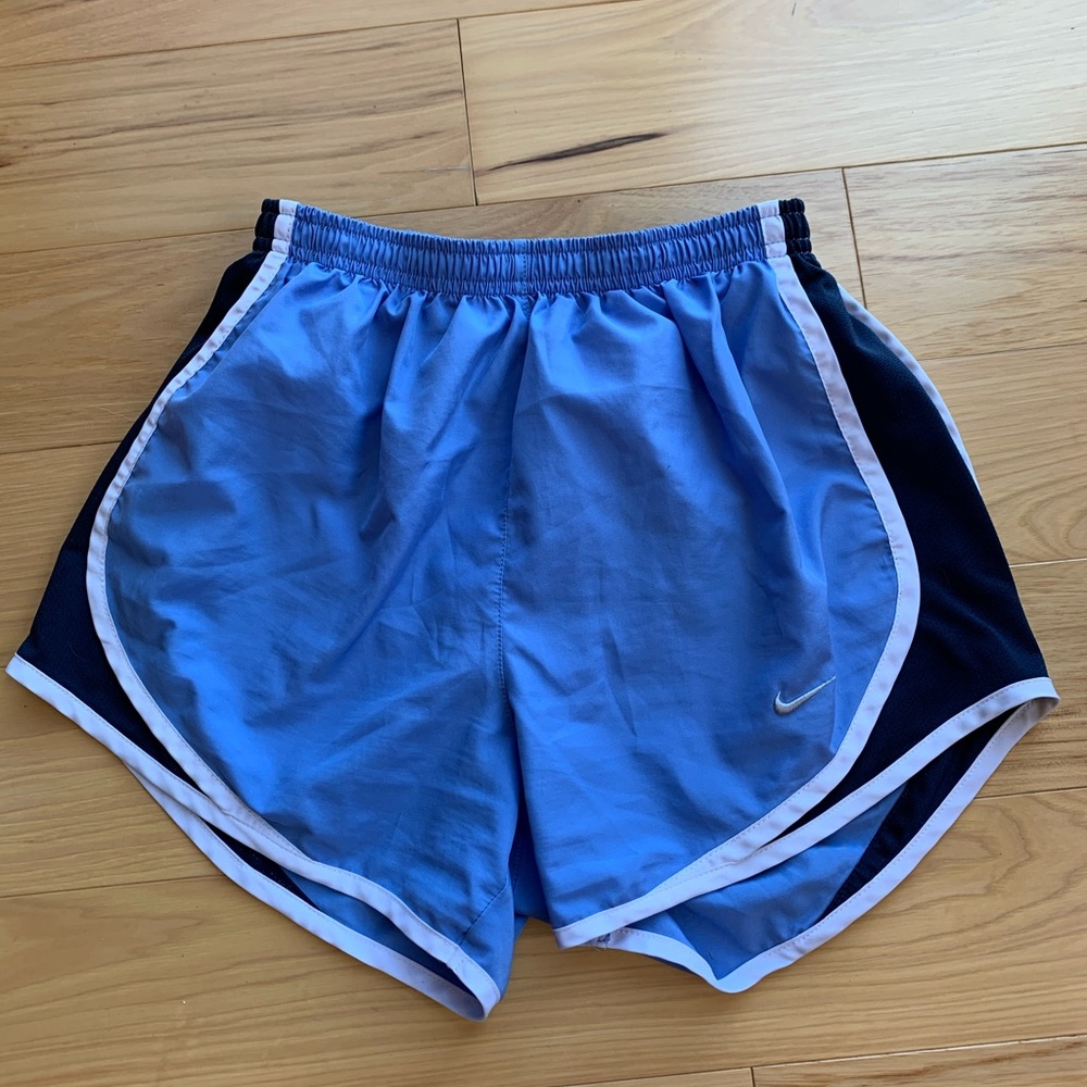 Blue nike athletic shorts size:XS